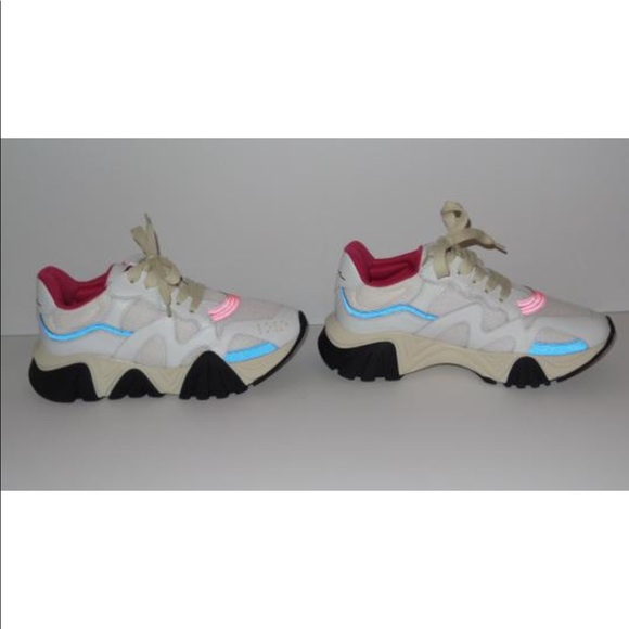 VERSACE SQUALO WHITE MULTI TRAINERS Sneakers - Picture 5 of 12